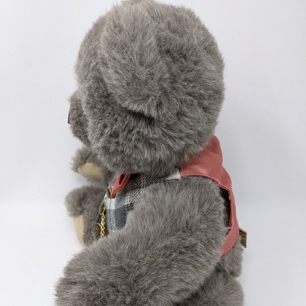 1986 Vintage Applause Plush Teddy Bear Tribute to Grandpa Sam 16" - Picture 2 of 7
